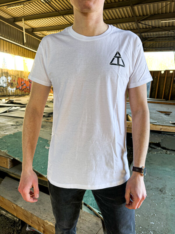 T-Shirt AbsoluTeck blanc - logo noir – Image 2